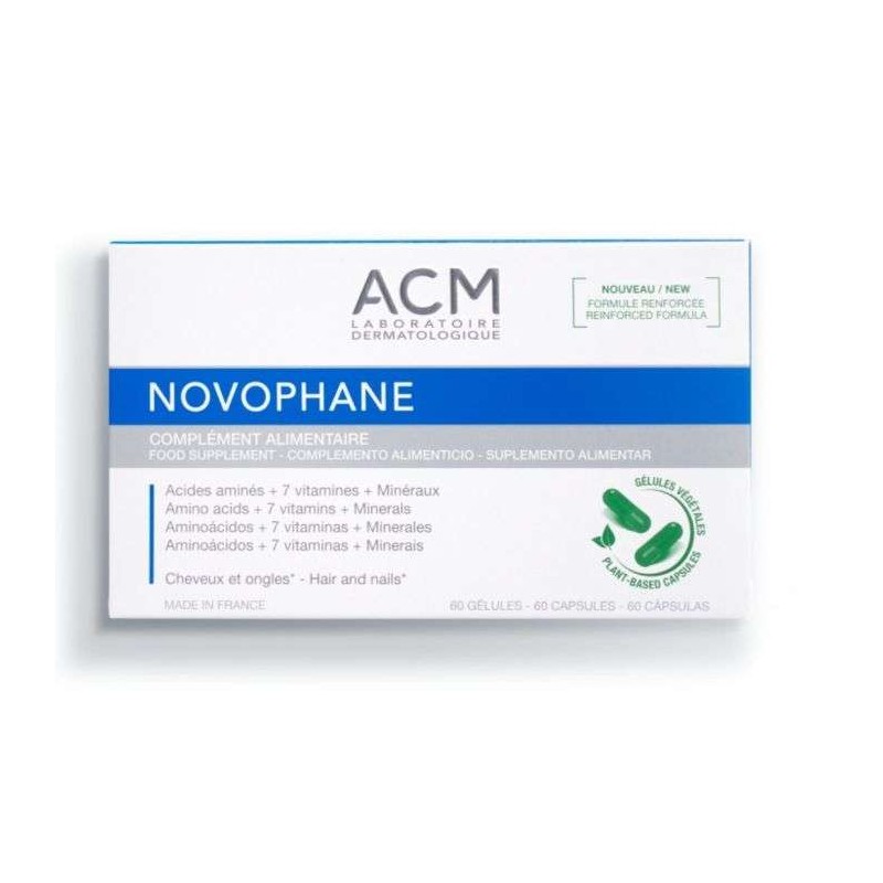 ACM NOVOPHANE ONGLES ET CHEVEUX 60 GELULES